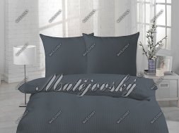 Krepové obliečky - TMAVO ŠEDÁ