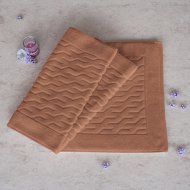 Kúpeľňová predložka COMFORT - TMAVO ORANDŽOVÁ