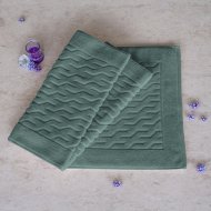 Kúpeľňová predložka COMFORT - TMAVO ZELENÁ