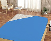 Napínacie prestieradlo FROTÉ - STREDNE MODRÁ 180x220