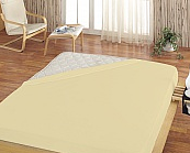 Napínacie prestieradlo FROTÉ - PIESKOVÁ 70x140