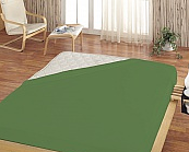 Napínacie prestieradlo FROTÉ - TMAVO ZELENÁ 90x220